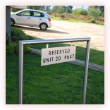 Custom Made Parking Boards